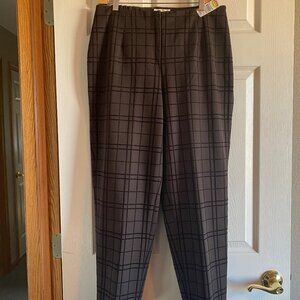 Talbots Dark Brown Stretch Slacks NWT